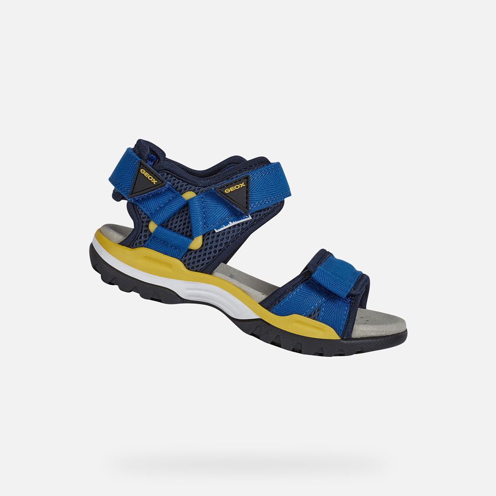 Geox Sandals Blue Borealis - Geox Boys Shoes - WLRJYV861